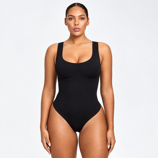 Sleeveless shaping bodysuit